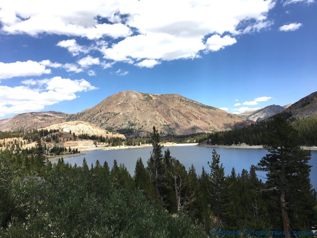 Озеро Тенайя (Tenaya lake), парк Йосемити, Тайога-роуд