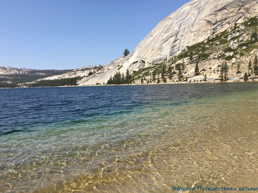 Озеро Тенайя (Tenaya lake), парк Йосемити, Тайога-роуд
